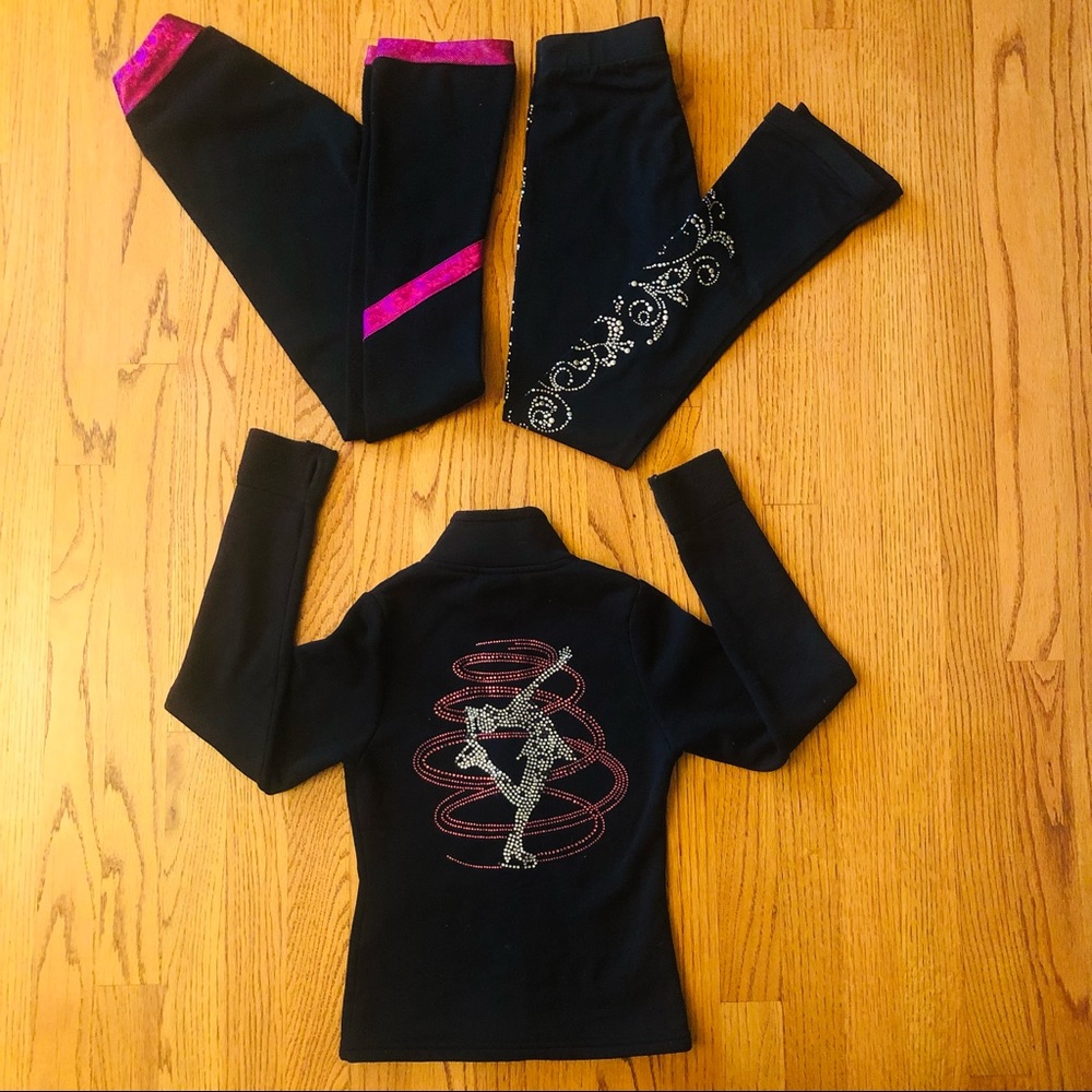 NY2 Sportswear Kids Ice Skating Jacket & Pants SET